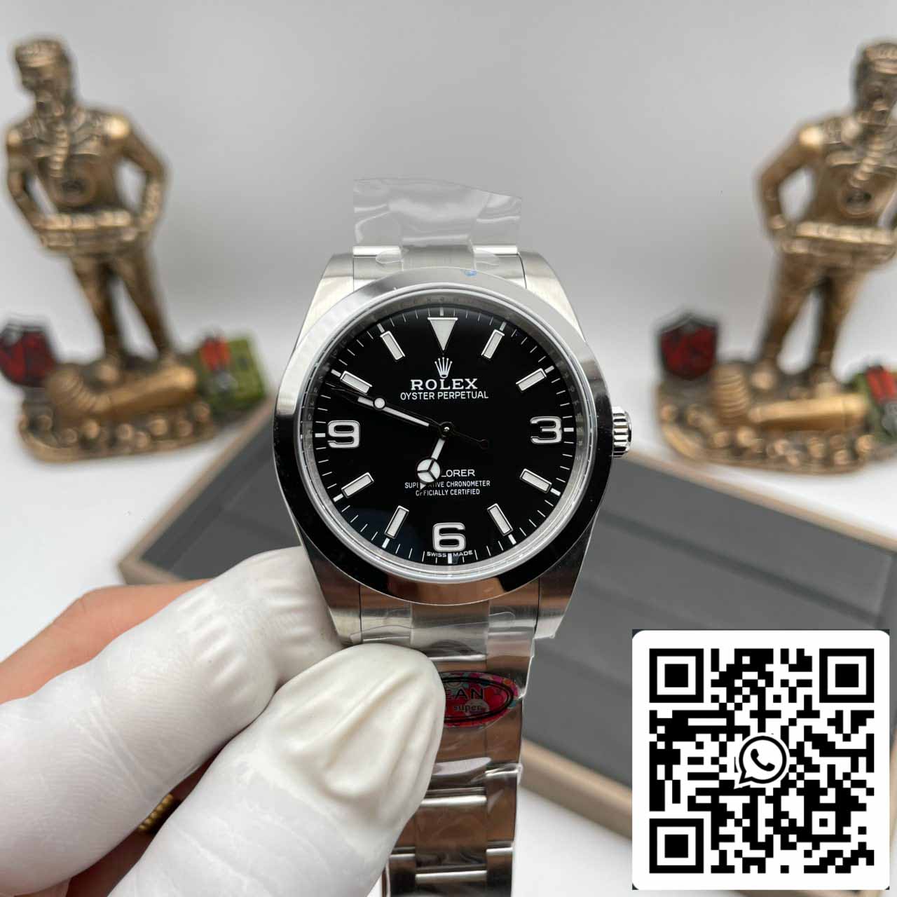 Rolex Explorer M214270 -0001 39MM 1:1 Best Edition Clean Factory schwarzes Zifferblatt 3132 Uhrwerk