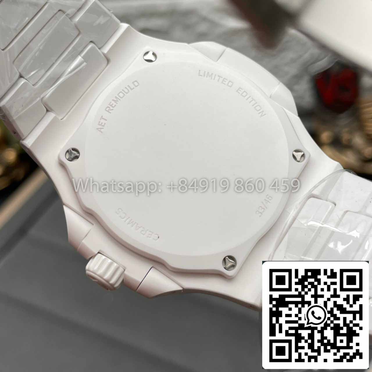 [AET modifiziert] Patek Philippe Nautilus 5711 Keramik weißes Zifferblatt 1:1 Beste Edition