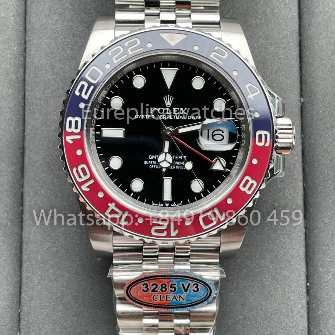 Rolex GMT Master II M126710BLRO Jubilee Strap 1:1 Best Edition Clean Factory neueste Version 2024