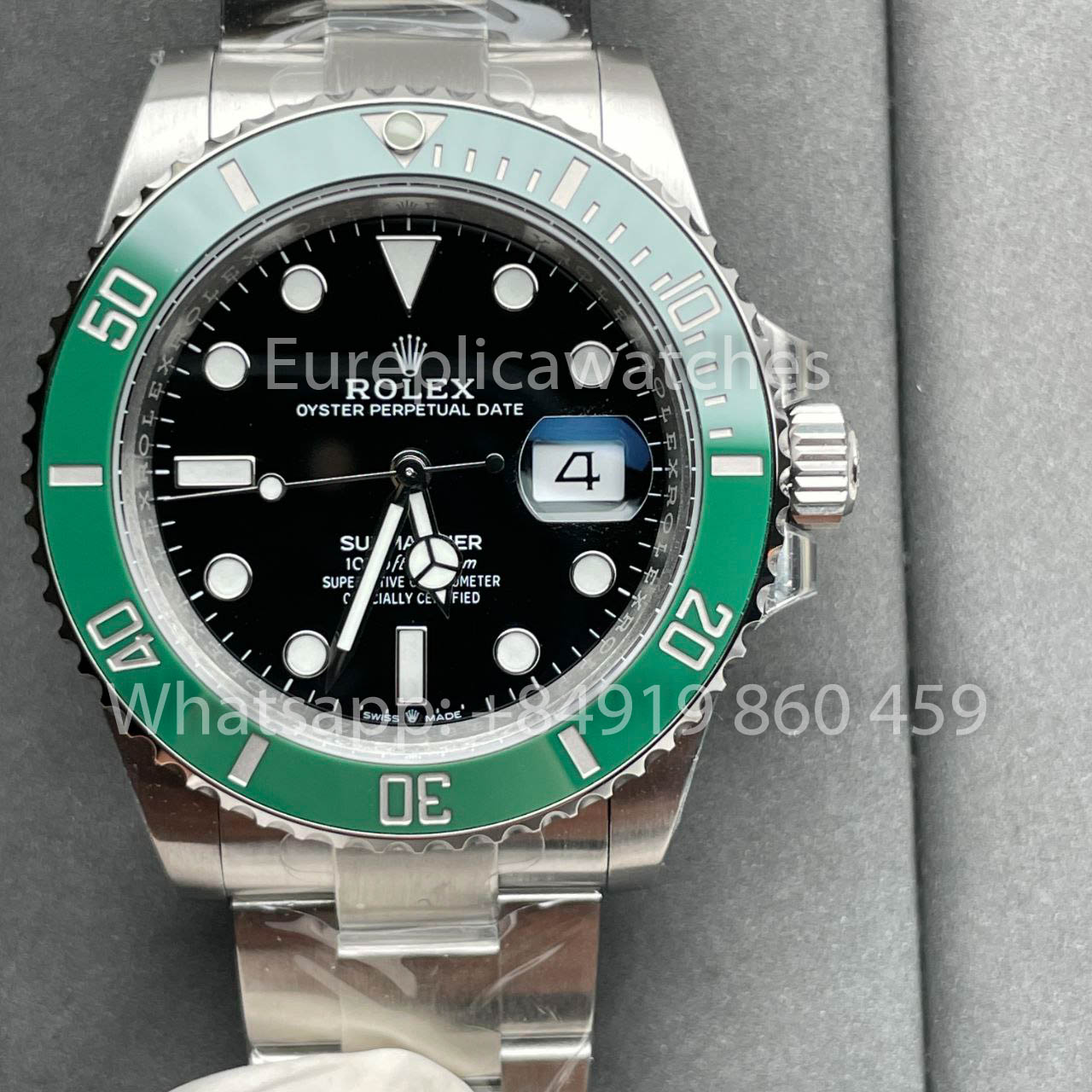 Rolex Submariner M126610LV-0002 Kermit 1:1 Meilleur clone VS Factory Black Dial le plus récent 2025
