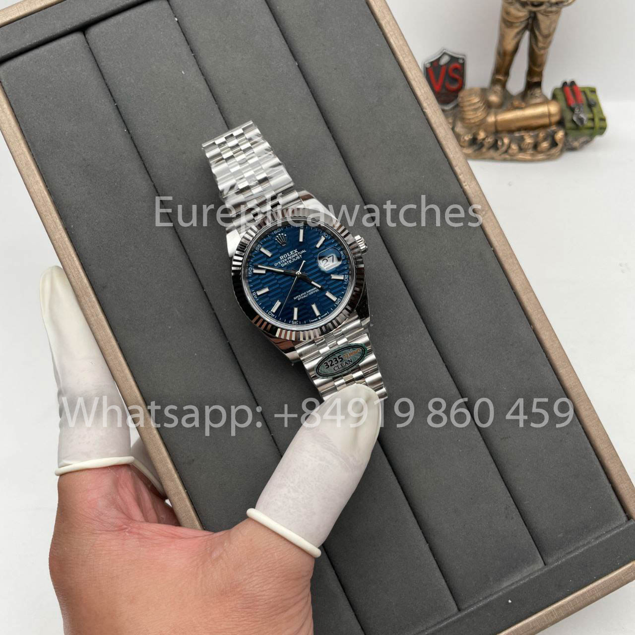 Rolex Datejust 41 menthe M126334-0032 1: 1 meilleure édition cadran bleu Clean Factory