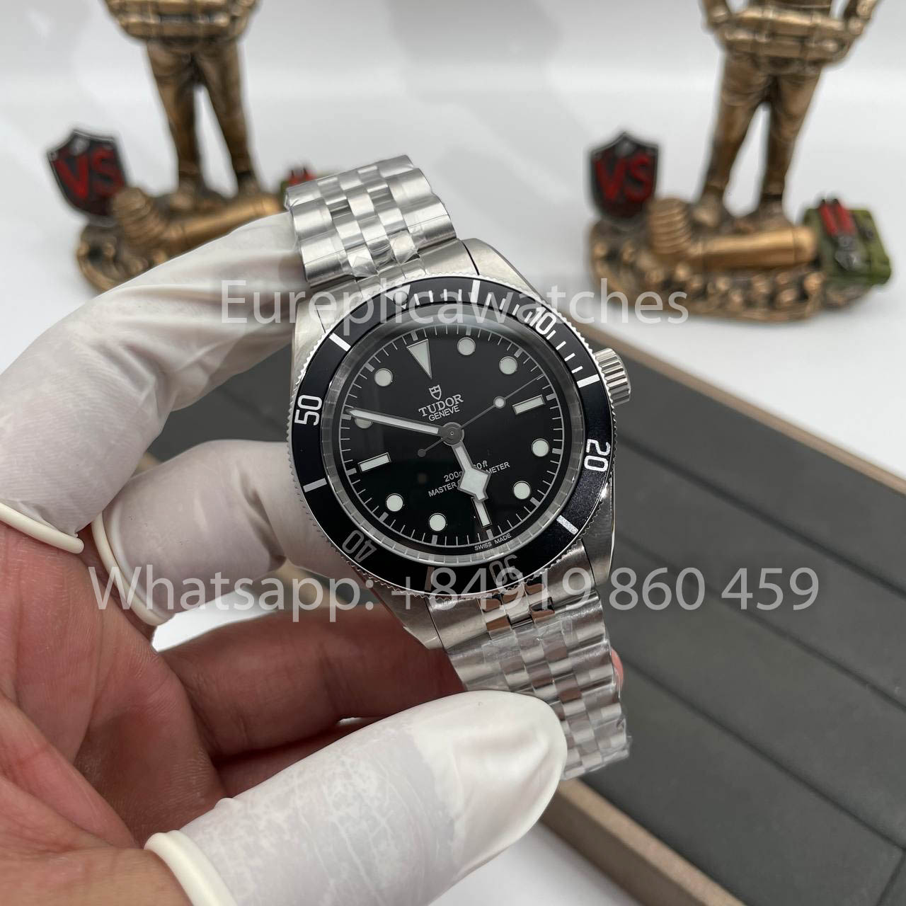 Tudor Monochrome Black Bay 1:1 Bester Klon GR Factory Schwarze Lünette