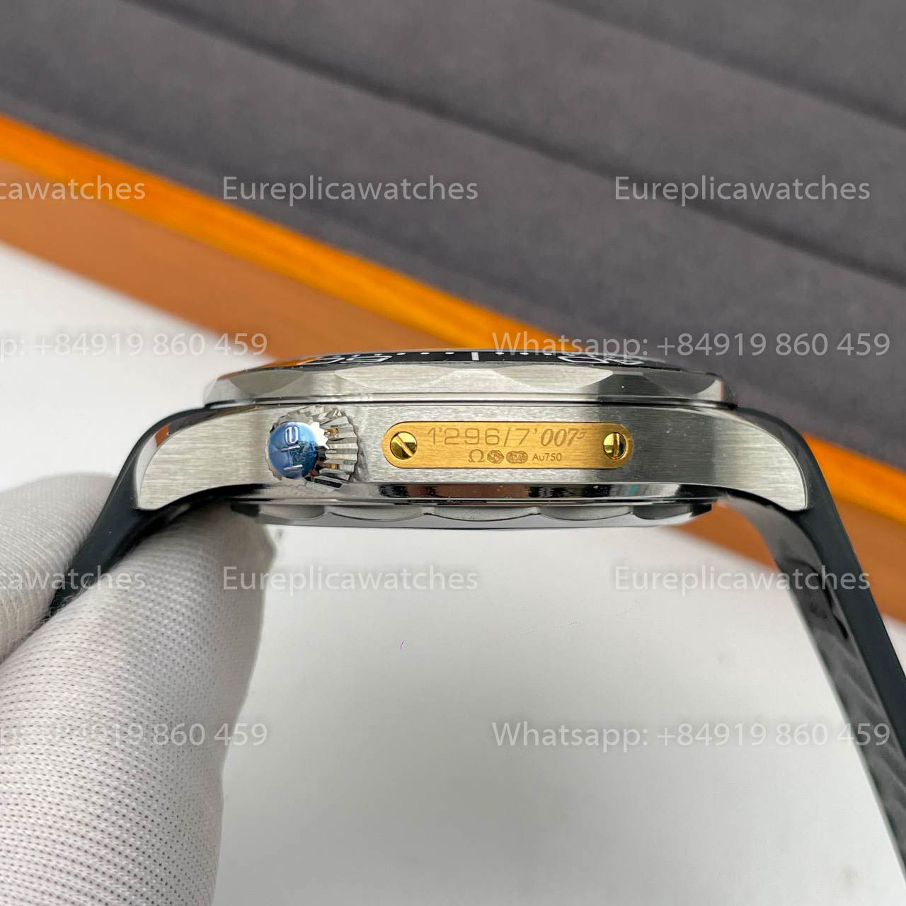 Omega Seamaster Diver 300M 210.22.42.20.01.004 1:1 Meilleure édition OU Bracelet en caoutchouc d'usine