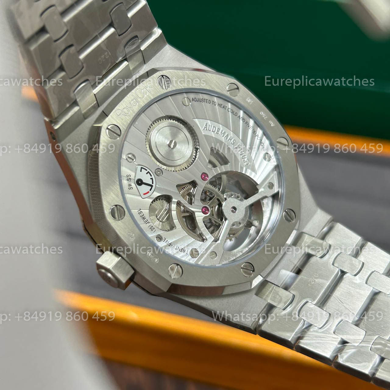 Audemars Piguet Royal Oak Tourbillon 26530PT.OO.1220PT.01 1:1 Meilleure Version R8 Cadran Bleu