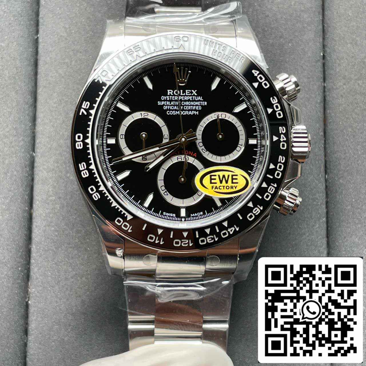 Rolex Cosmograph Daytona m126500ln-0002 1:1 Beste Edition EWE Factory 4131 Uhrwerk
