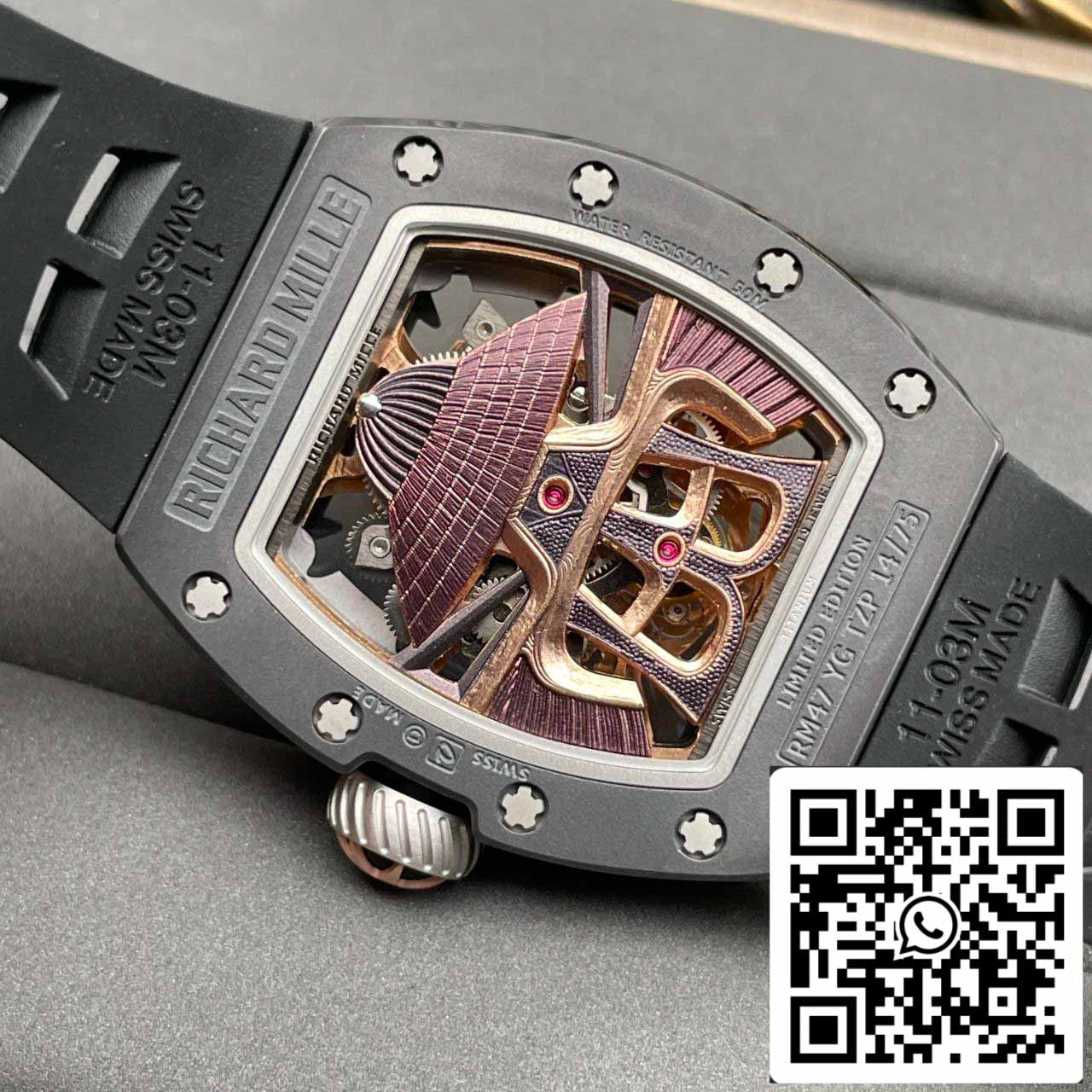 Richard Mille Die Zeit der Samurai RM 47 1:1 Best Edition YS Factory Tourbillon Uhr