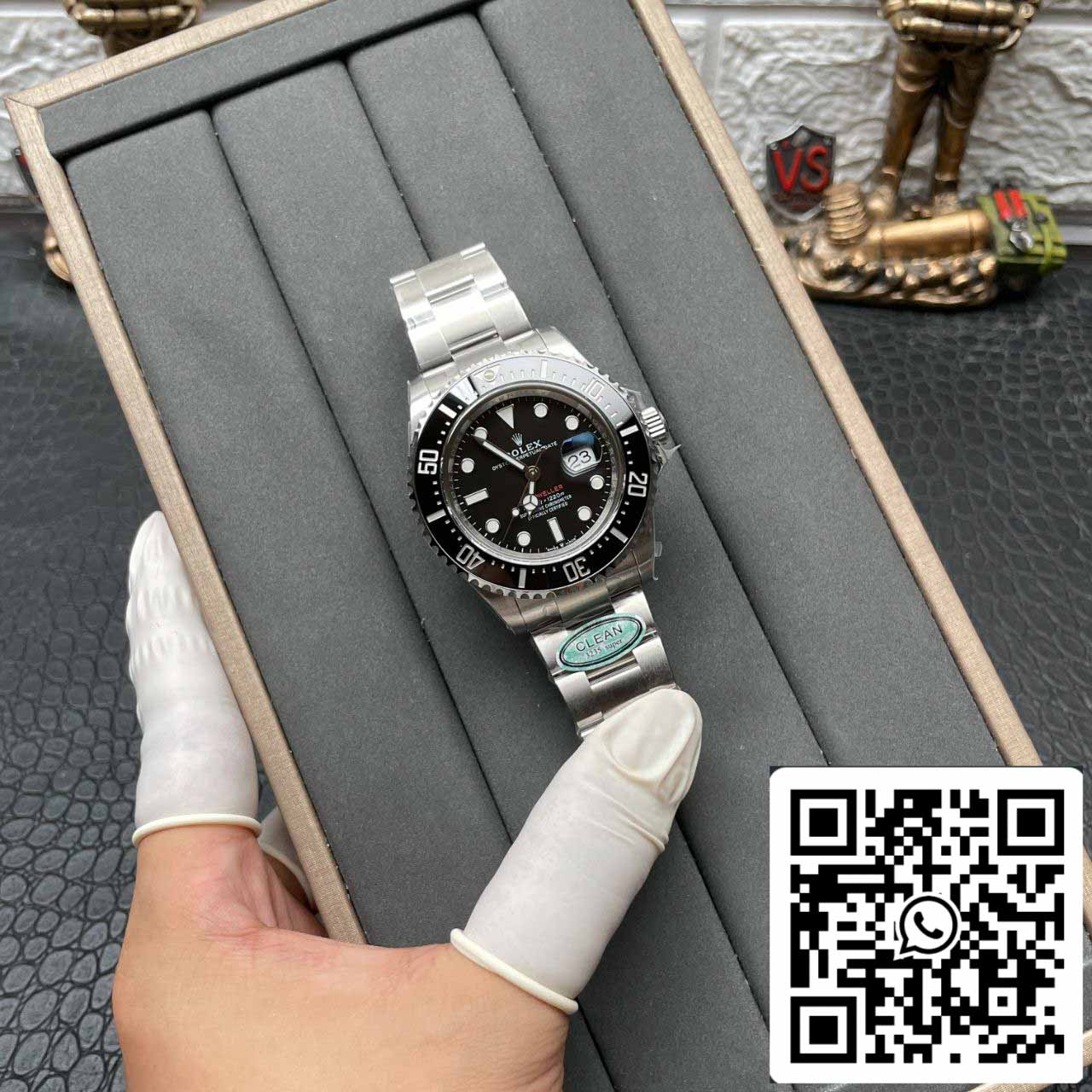 Rolex Sea Dweller M126600-0002 1:1 Best Edition Clean Factory schwarzes Zifferblatt