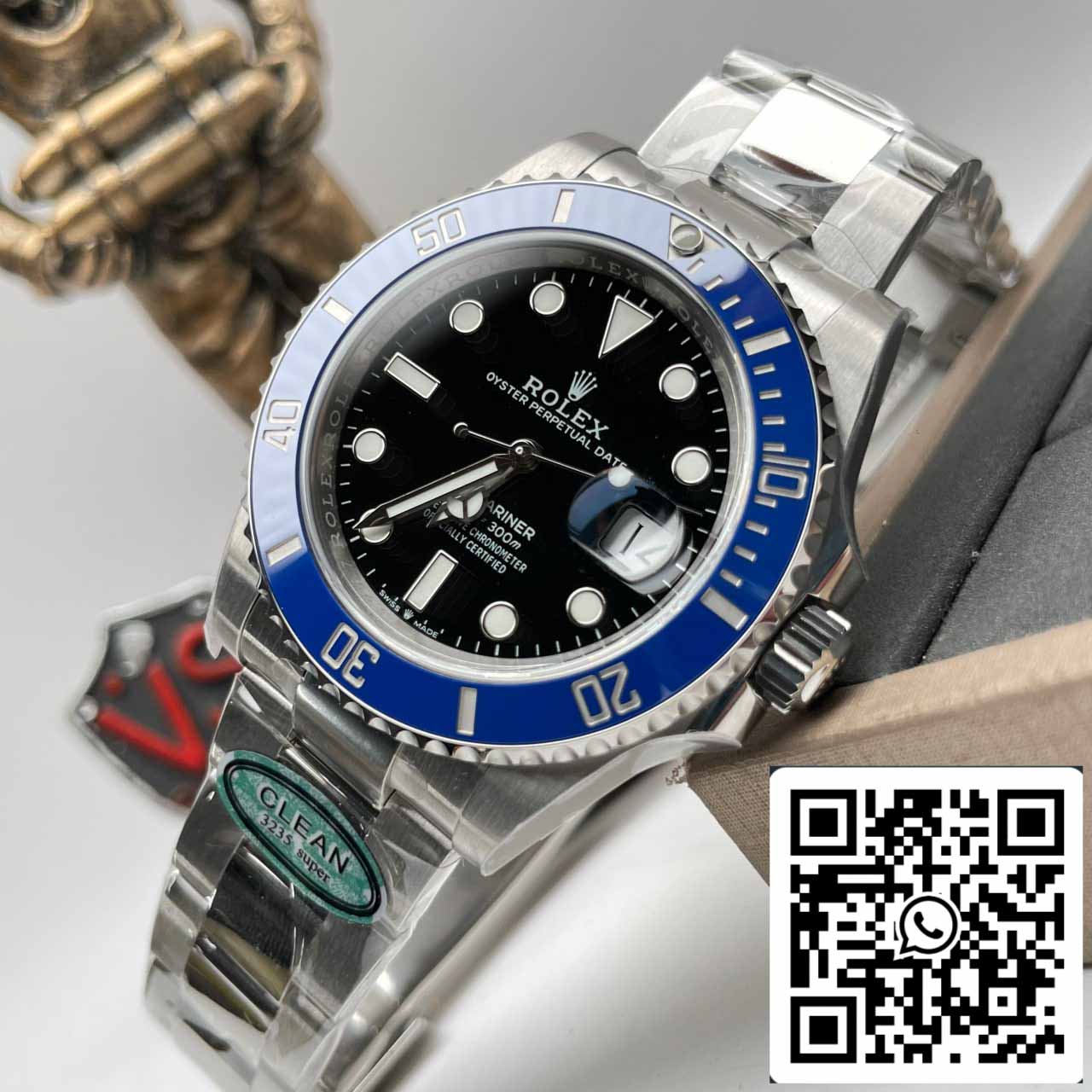 Rolex Submariner M126619lb-0003 41 mm 1:1 Best Edition Clean Factory Blue Lünette