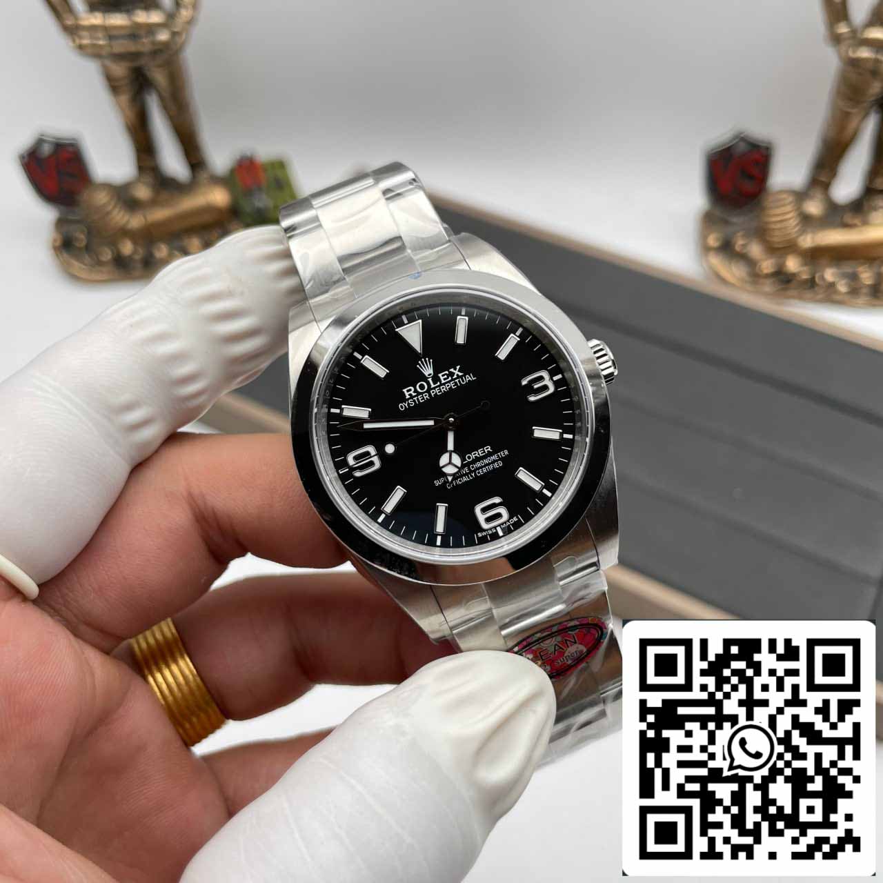 Rolex Explorer M214270 -0001 39MM 1:1 Best Edition Clean Factory schwarzes Zifferblatt 3132 Uhrwerk