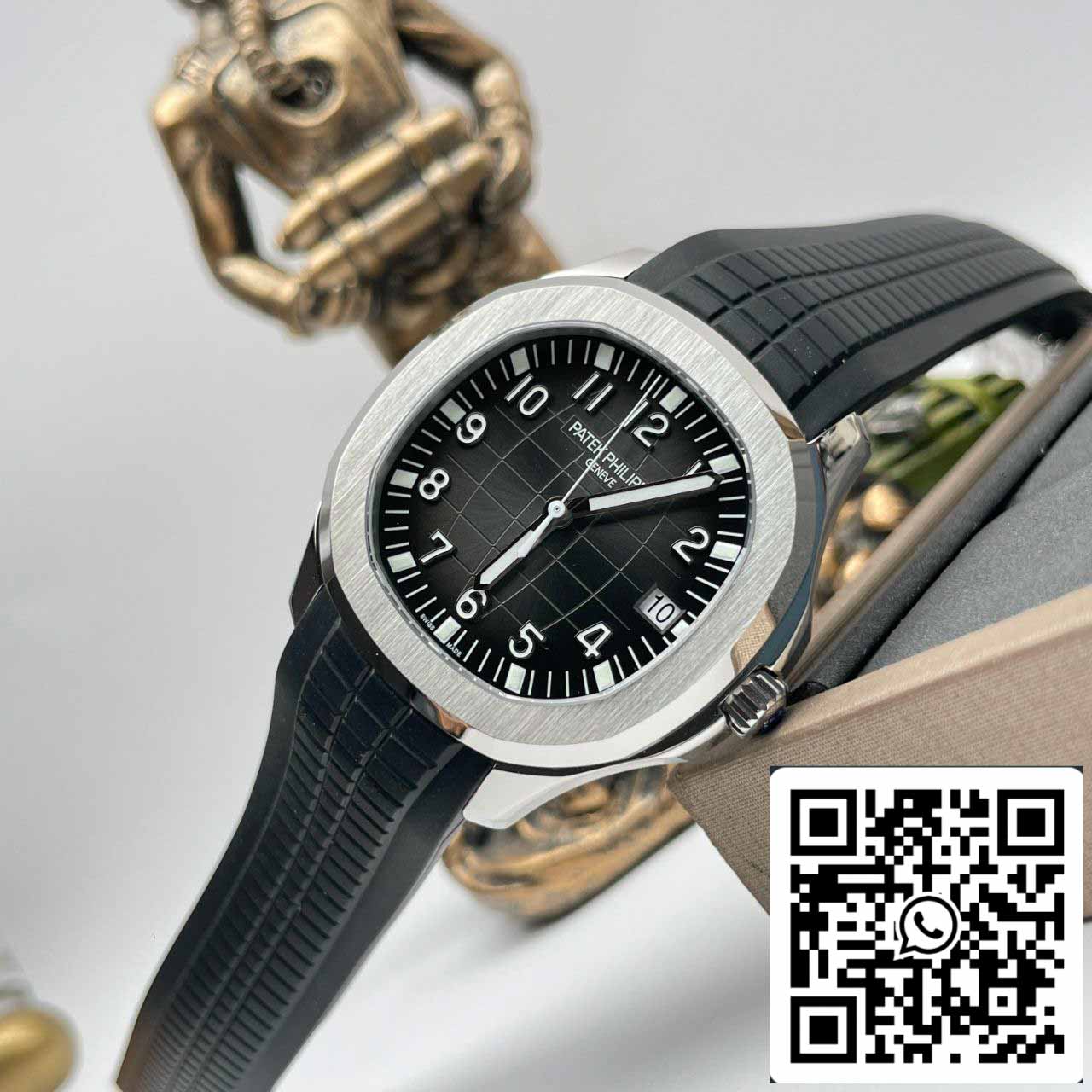 Patek Philippe Aquanaut 5167A-001 1:1 Meilleure édition 3K Factory V2 Version Acier inoxydable