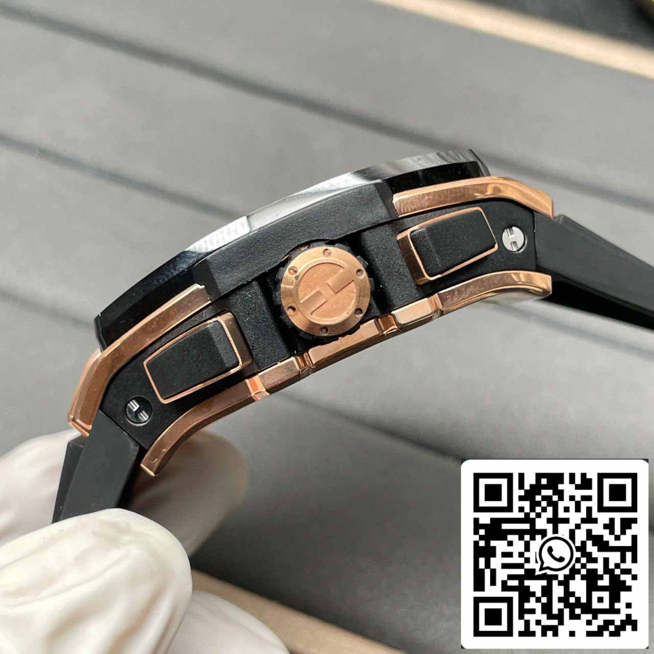 Hublot Big Bang Titanium 641.OM.0183.LR 1:1 Best Edition BBF Factory Or Rose Cadran Gris Noir