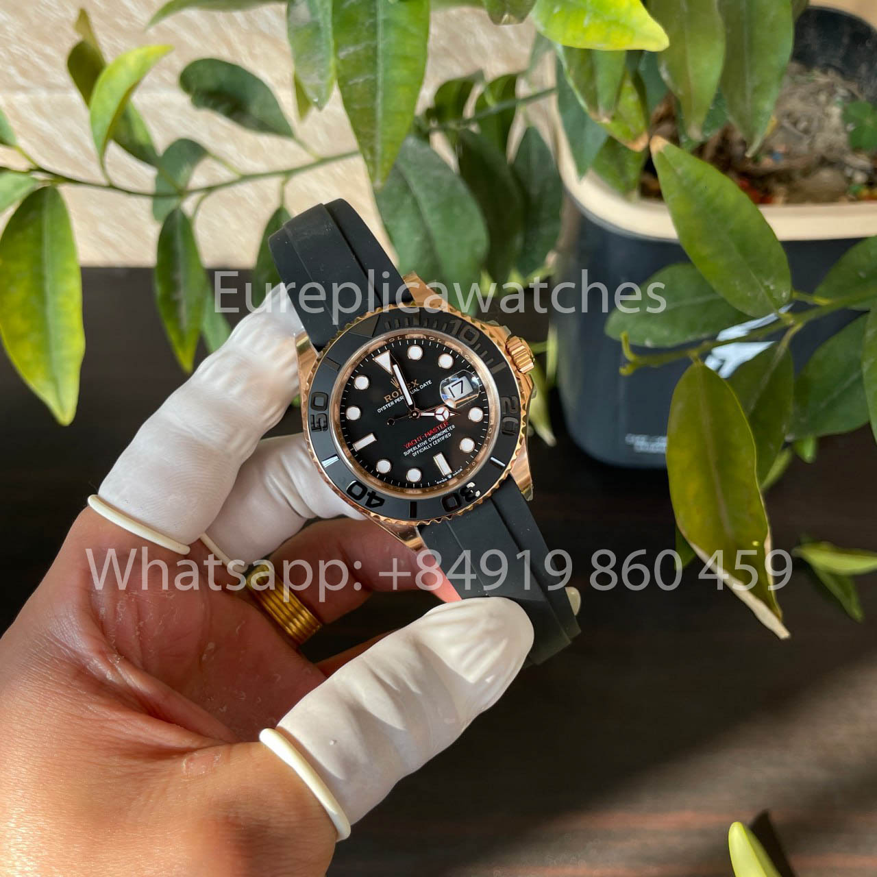 Rolex Yacht-Master 40 Roségold 126655-0002 Herrenuhr 1:1 Bester Klon, saubere Fabrik