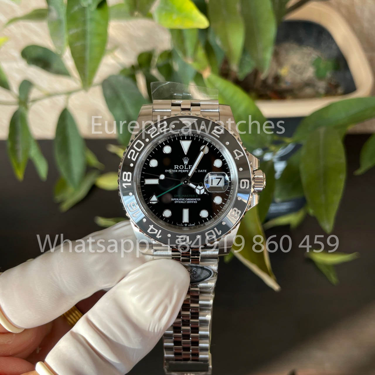 Rolex GMT Master II m126710grnr-0003 Bruce Wayne Batman 1:1 Bester Klon, saubere Fabrik 2025