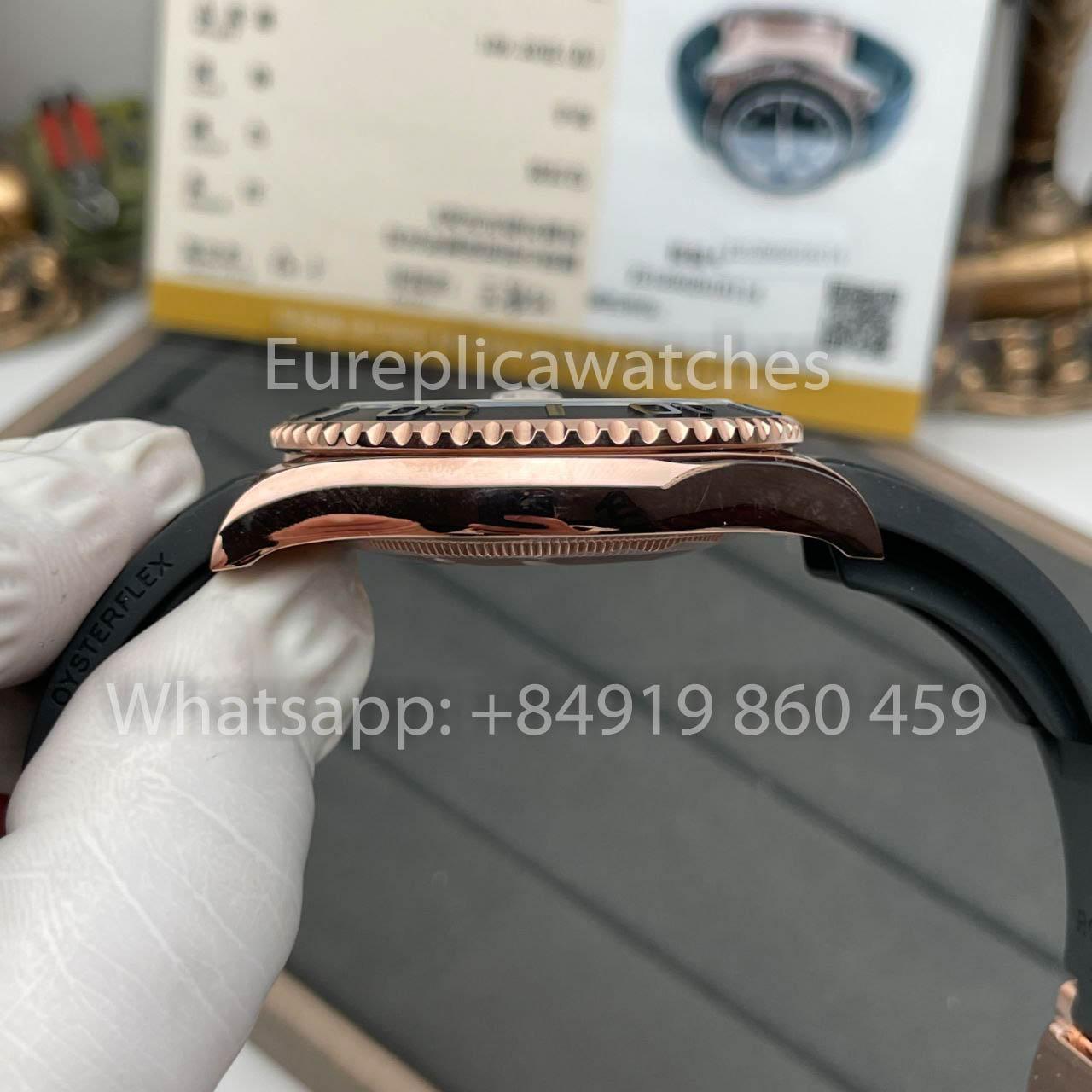 Rolex Yacht-Master 40 Rose Gold Men's Watch 126655-0002 18k rose gold coated Clean Factory