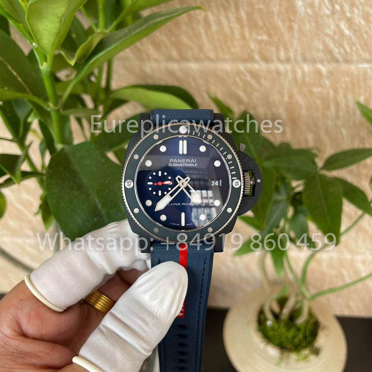 Panerai Submersible QuarantaQuattro Luna Rossa  PAM01466  1:1 Best Clone VS Factory