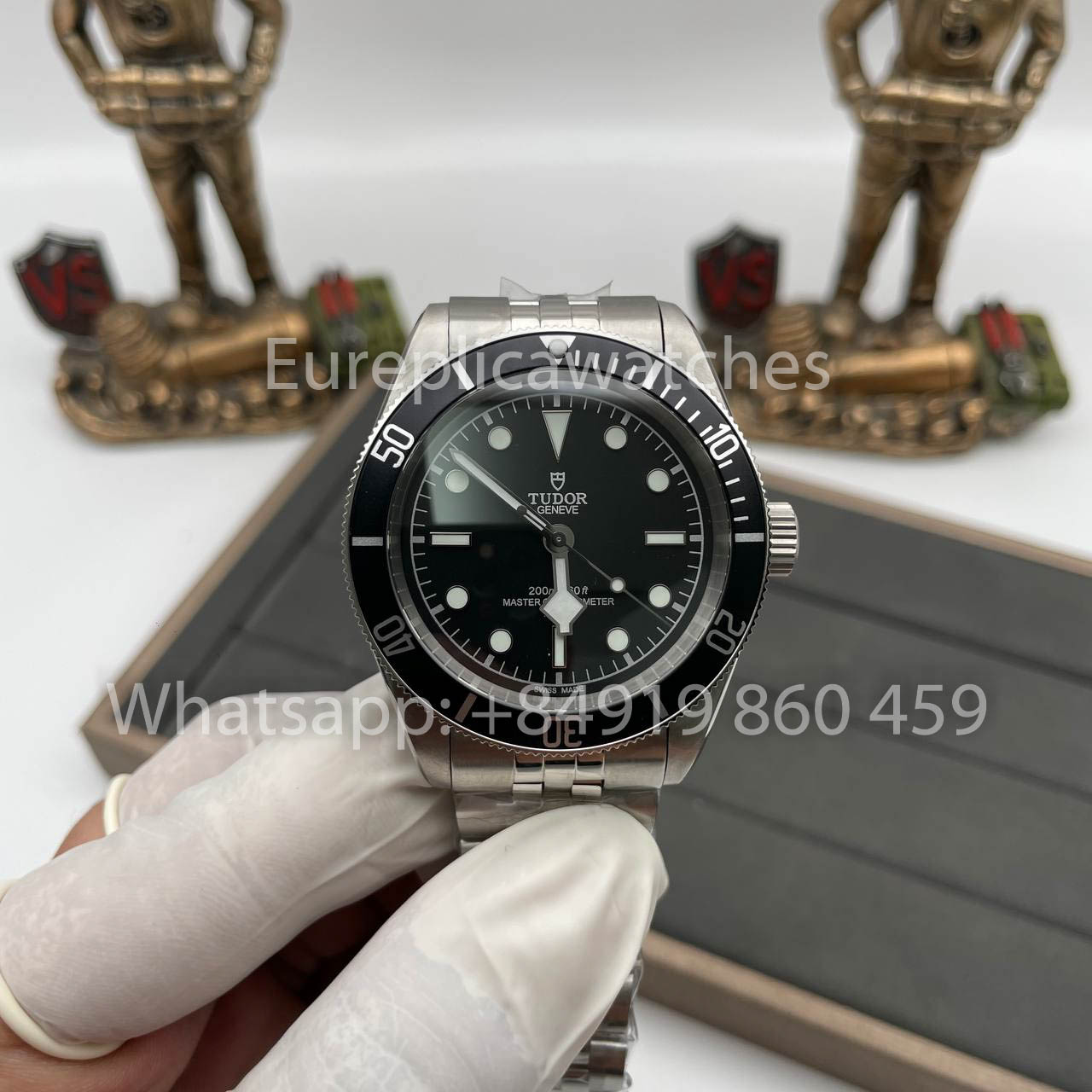 Tudor Monochrome Black Bay 1:1 Bester Klon GR Factory Schwarze Lünette