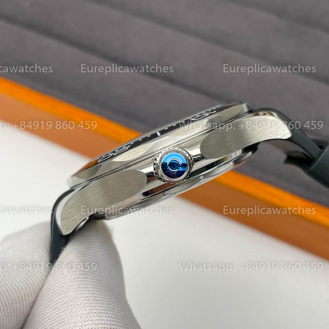 Omega Seamaster Diver 300M 210.22.42.20.01.004 1:1 Meilleure édition OU Bracelet en caoutchouc d'usine