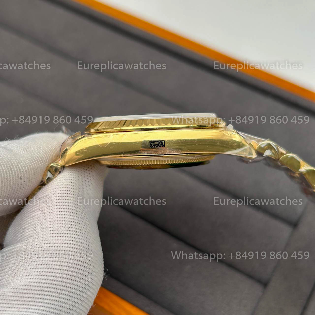 Rolex Day Date 18038 1:1 Beste Edition QF Factory Schwarzes Zifferblatt