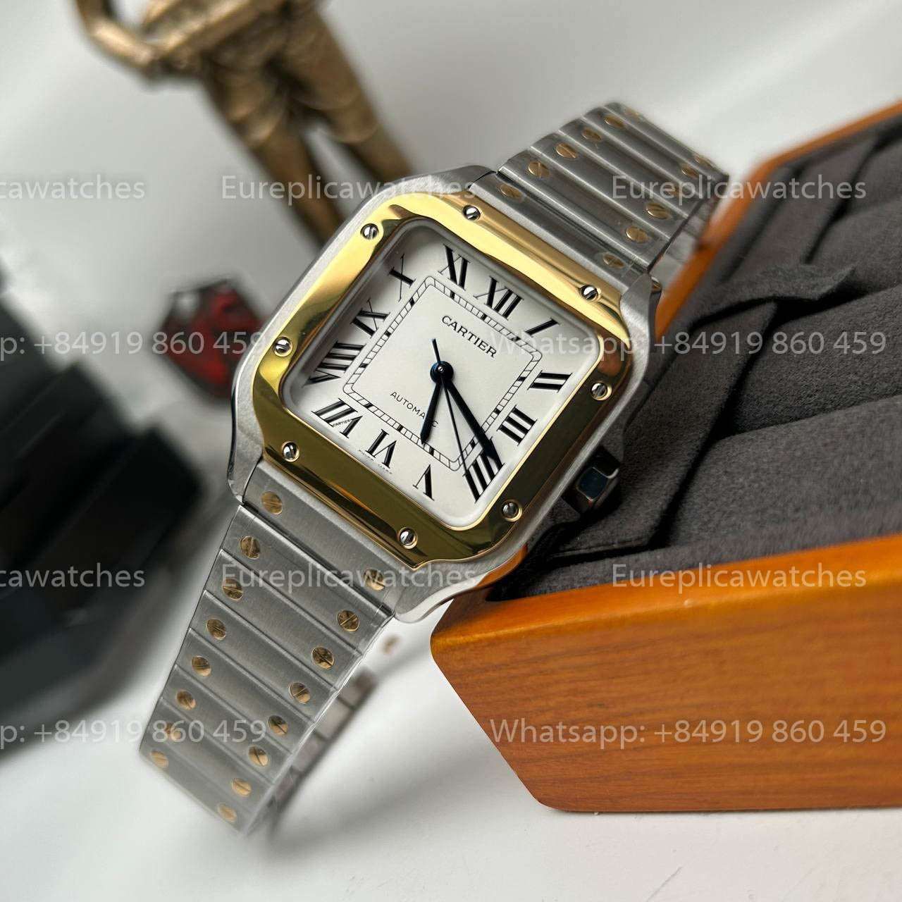 Cartier De Santos W2SA0016 35MM 1:1 Meilleure édition BV Factory Cadran blanc