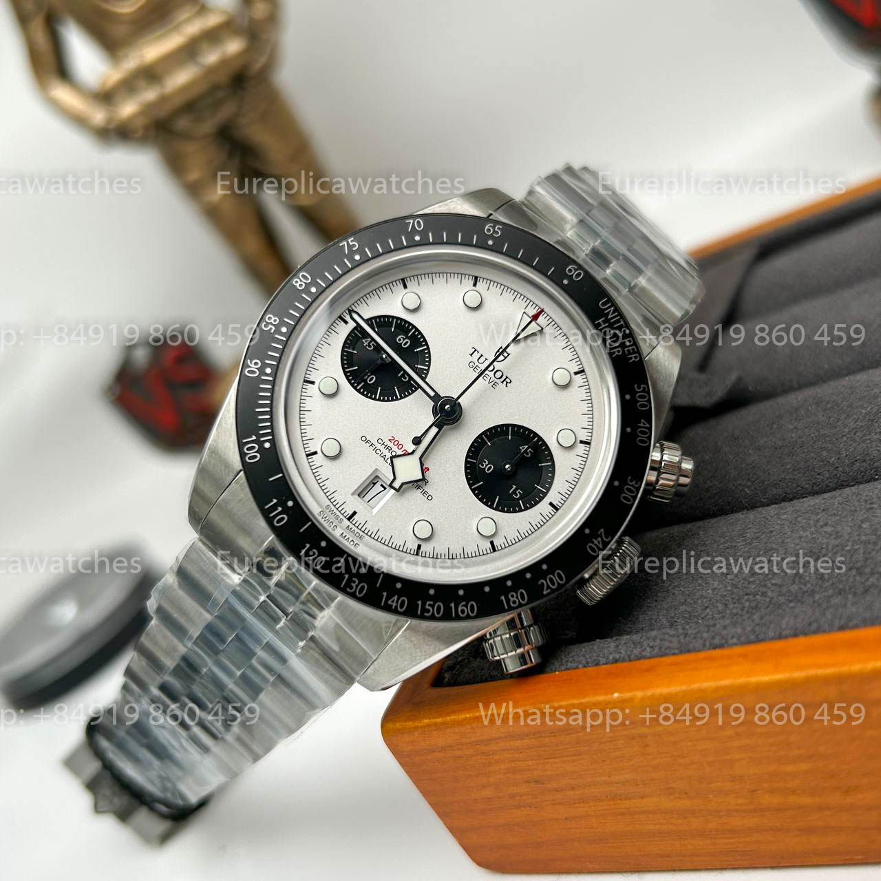 Tudor Black Bay Chrono M79360N-0014 ZF Factory 1:1 Meilleure version Cadran Blanc