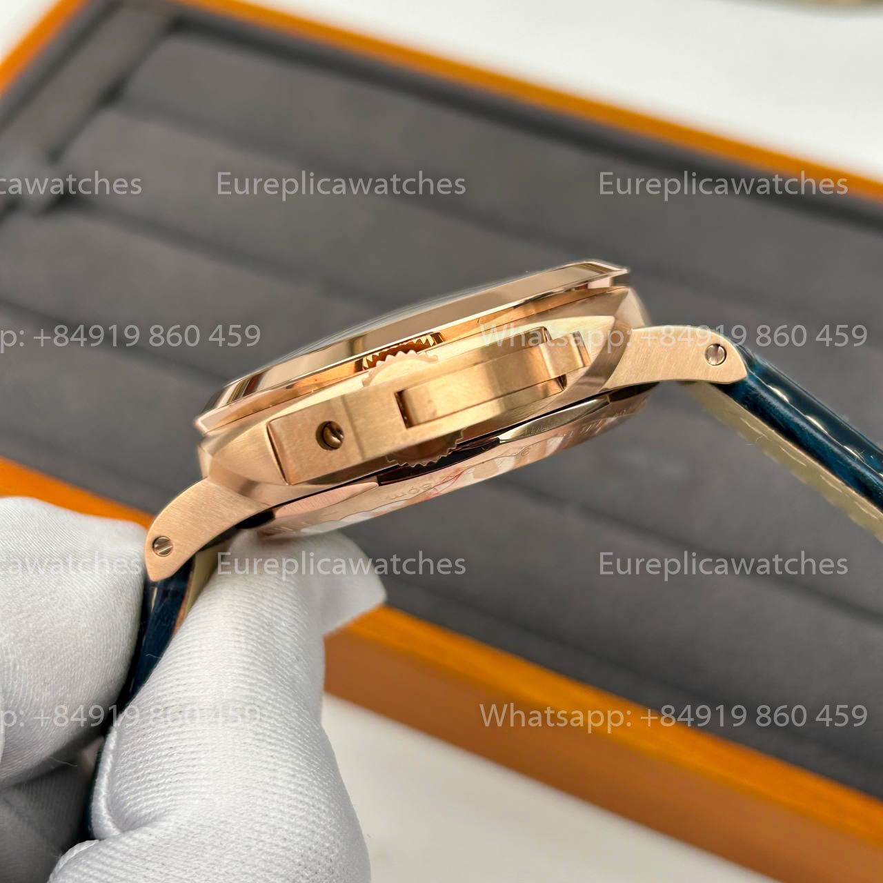 VSF FactoryPanerai Luminor Marina Goldtech PAM01112 1:1 Best Edition Blaues Zifferblatt Schweizer P9010