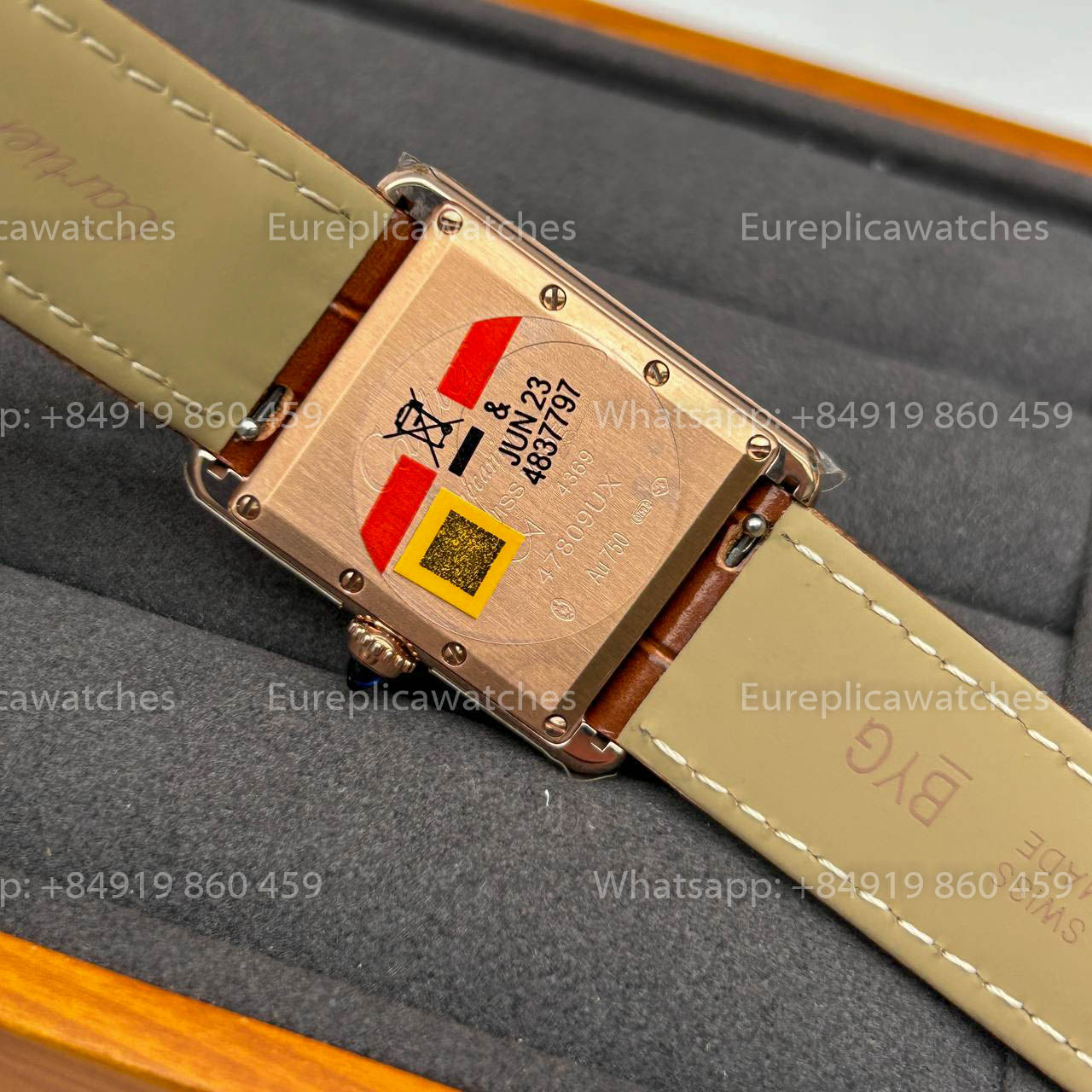 Cartier Tank TANK LOUIS CARTIER “Latest Hues” Edition 1:1 Best Version F1 Factory Brown Strap