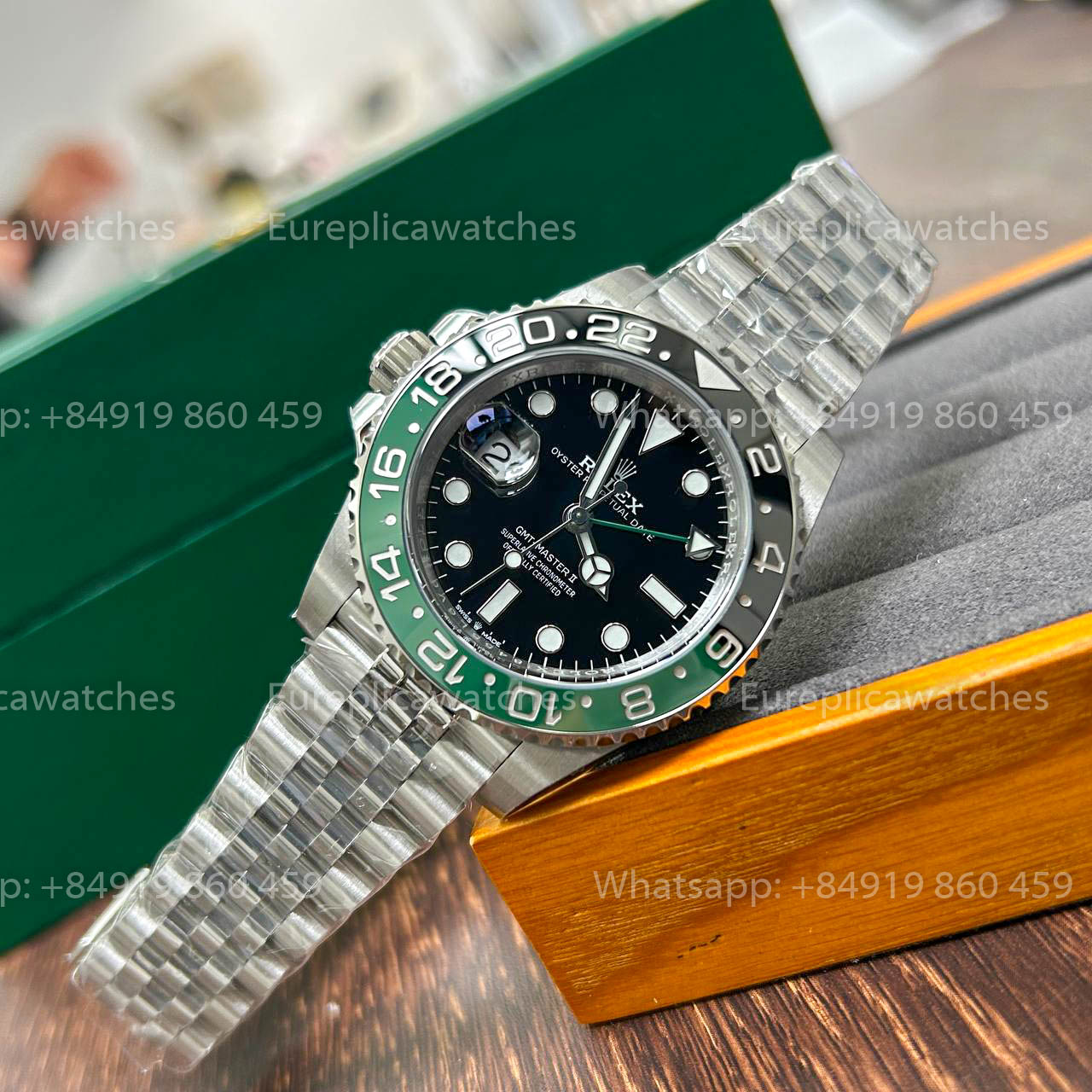 Rolex GMT Master II M126720vtnr-0002 « Sprite Bezel » Édition 1:1 Meilleure version VS usine