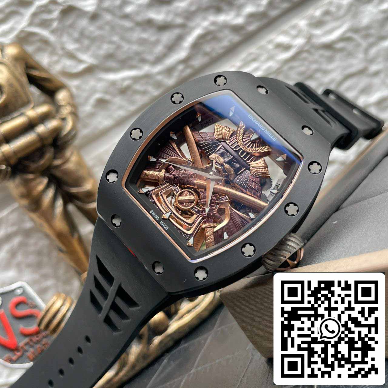 Richard Mille Die Zeit der Samurai RM 47 1:1 Best Edition YS Factory Tourbillon Uhr