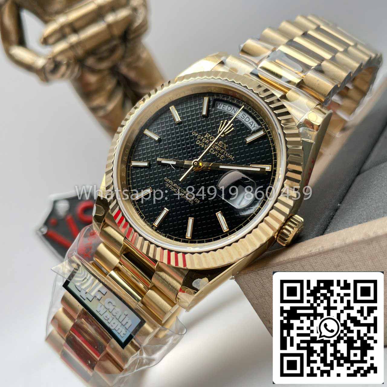 Rolex Day Date 40 Gold 228238-0007 1:1 Best Edition QF Fabrik Gegengewichtsversion