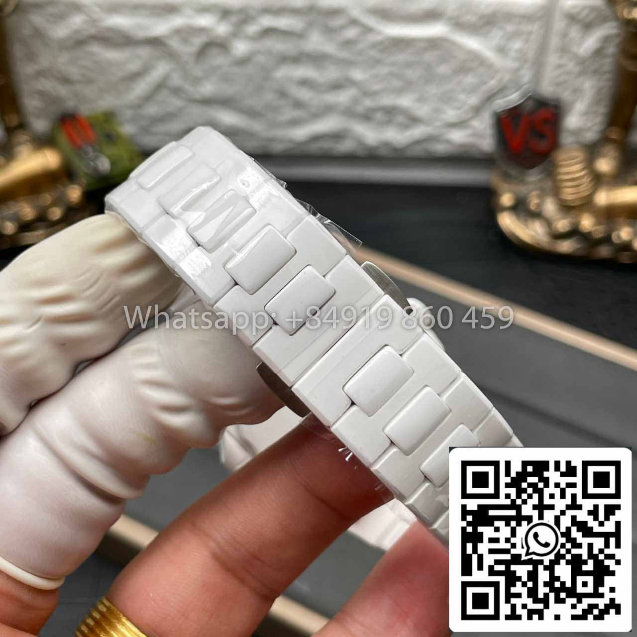 [AET modifiziert] Patek Philippe Nautilus 5711 Keramik weißes Zifferblatt 1:1 Beste Edition