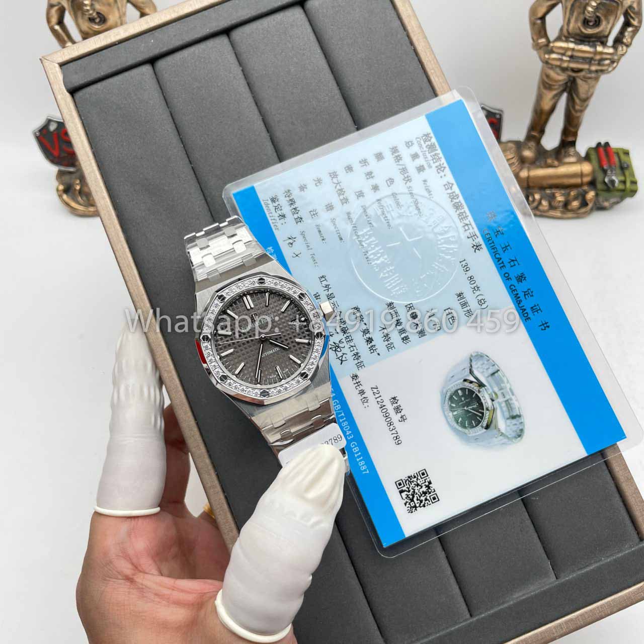 Audemars Piguet 15451ST.ZZ.1256ST.02 APS Factory Custom Moissanite Stone 1:1 Bester Klon