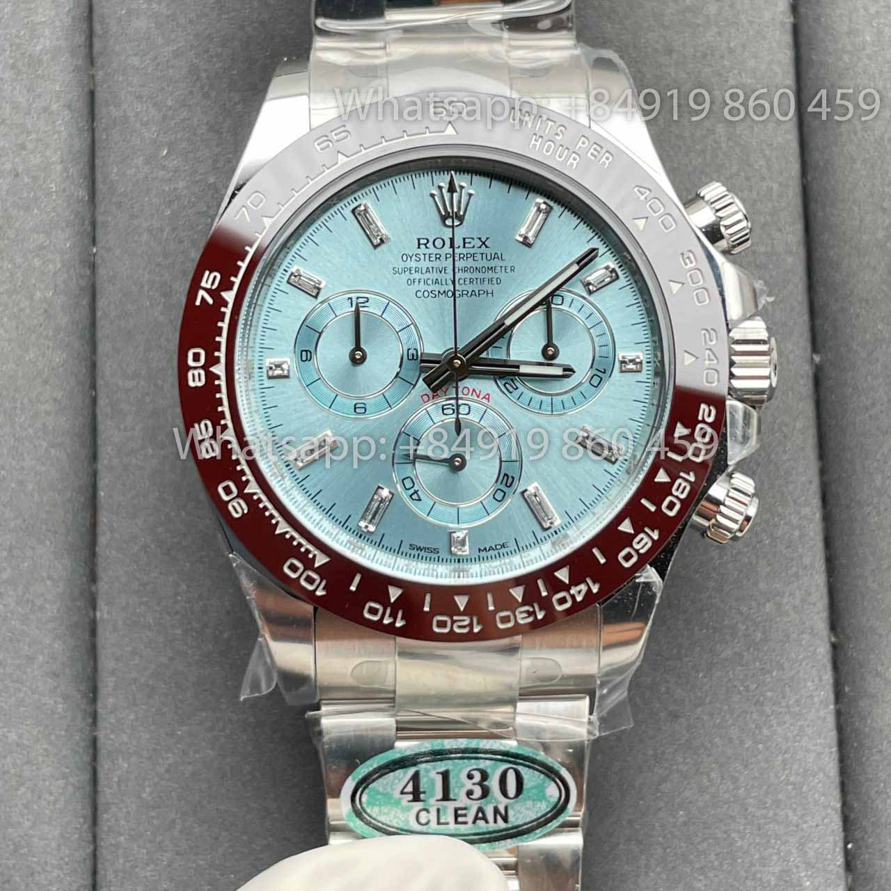 Rolex Cosmograph Daytona M116506-0002 1:1 Meilleure édition Clean Factory Cadran bleu glace