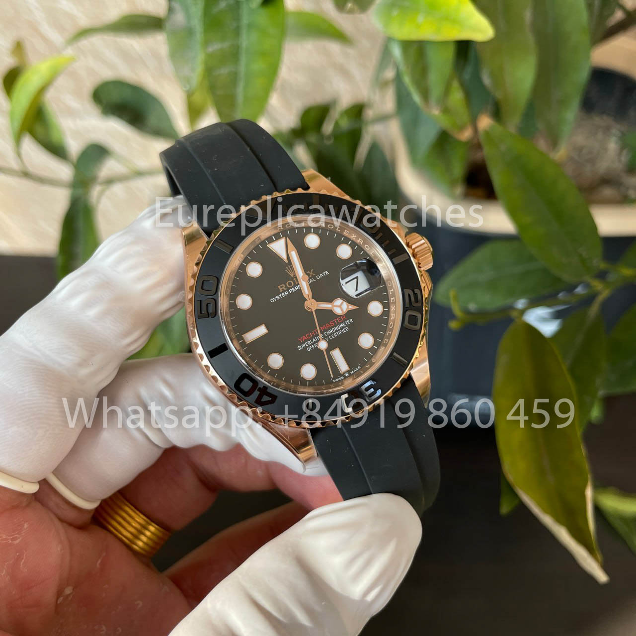 Rolex Yacht-Master 40 Roségold 126655-0002 Herrenuhr 1:1 Bester Klon, saubere Fabrik
