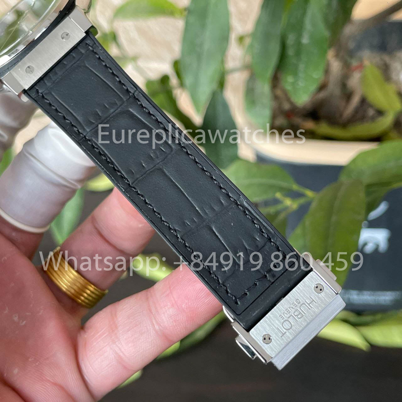 Hublot Classic Fusion 542.NX.1171.RX 42MM 1:1 Bester Klon HB Factory schwarzes Zifferblatt Lederarmband