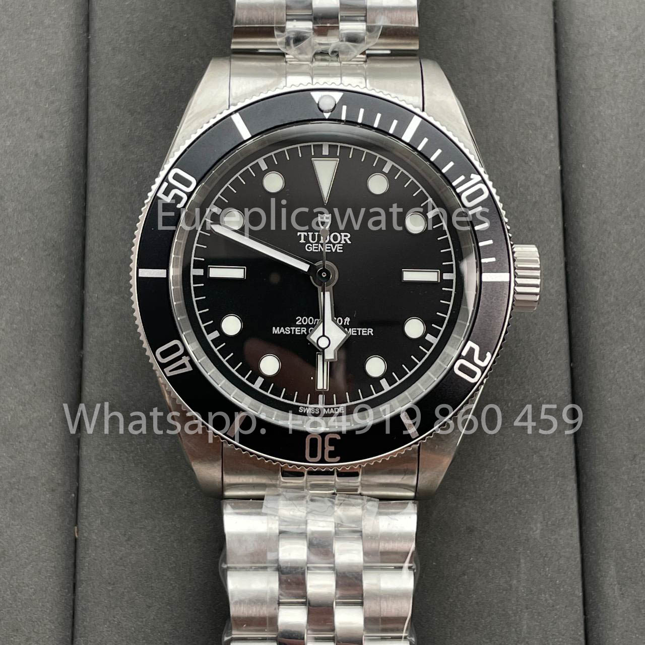 Tudor Monochrome Black Bay 1:1 Bester Klon GR Factory Schwarze Lünette