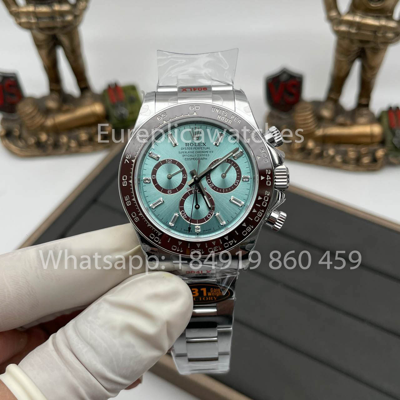 Rolex Cosmograph Daytona m126506-0002 Ice Blue 1:1 Meilleure édition Mouvement QF Factory 4131