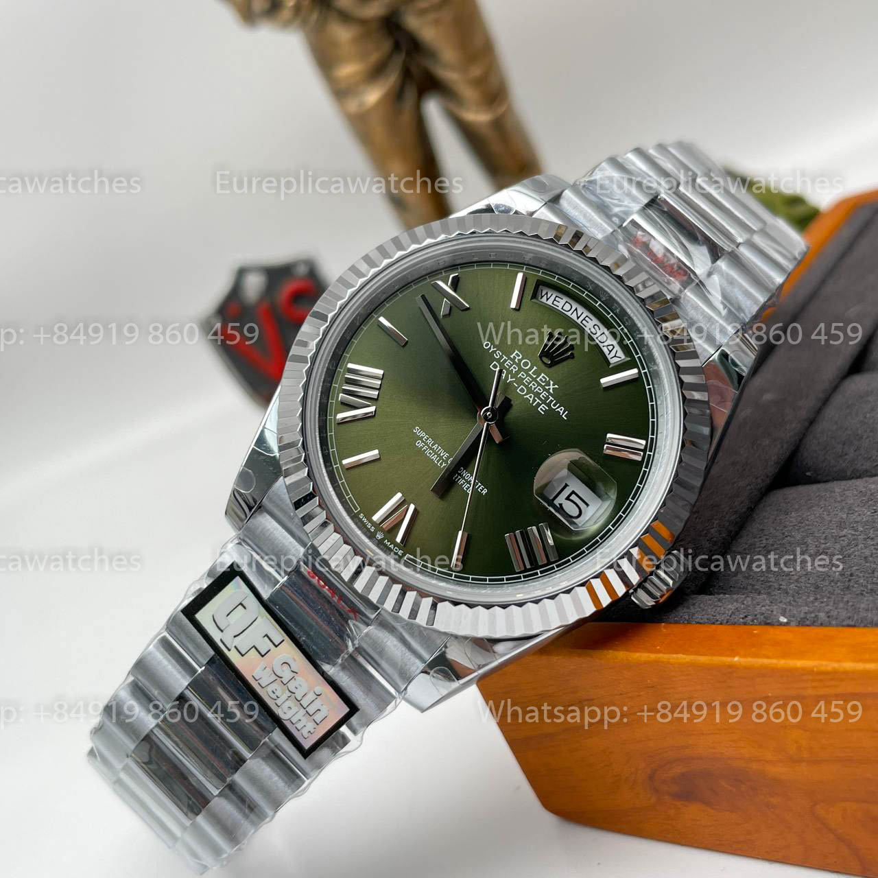 Rolex Day Date 40 m228236-0008 Grünes Zifferblatt 1:1 Best Edition Gegengewicht Version 183 Gramm QF Factory