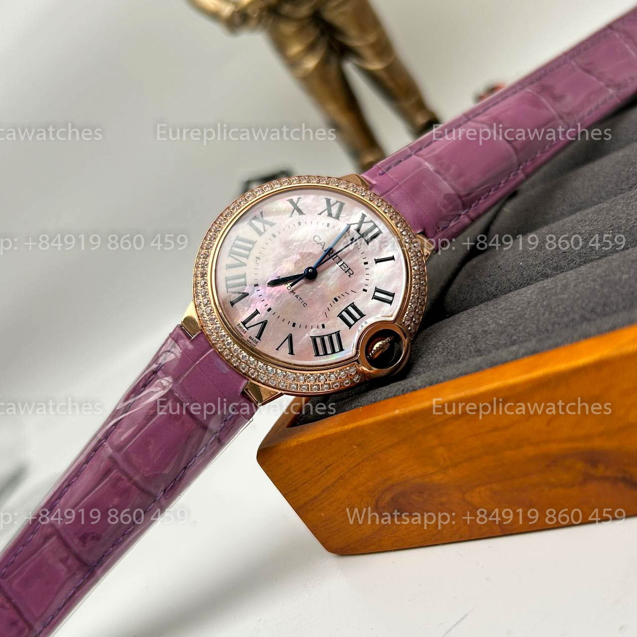 Ballon Bleu De Cartier WE902066 1:1 Best Edition V6 Factory V4 Rose Gold