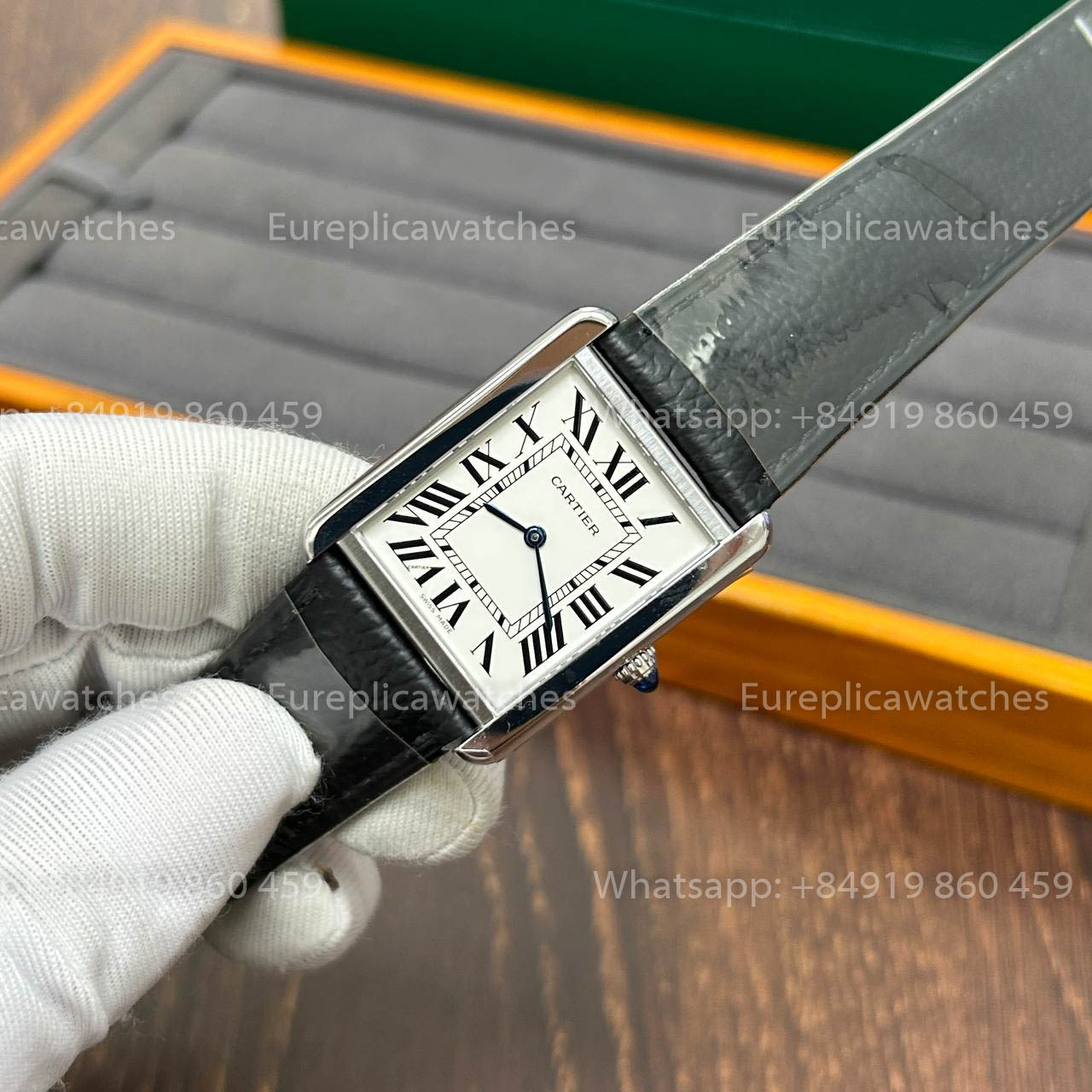 Cartier Tank WSTA0028 1:1 Meilleure Version Fabrique AF Cadran Blanc