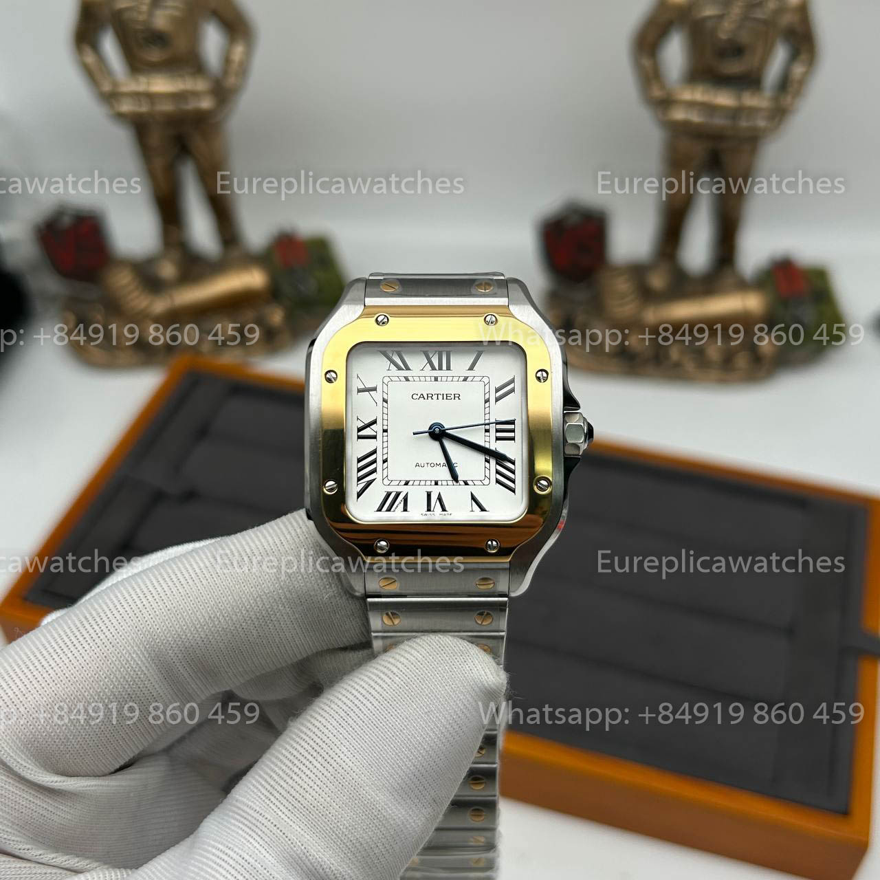 Cartier De Santos W2SA0016 35MM 1:1 Meilleure édition BV Factory Cadran blanc