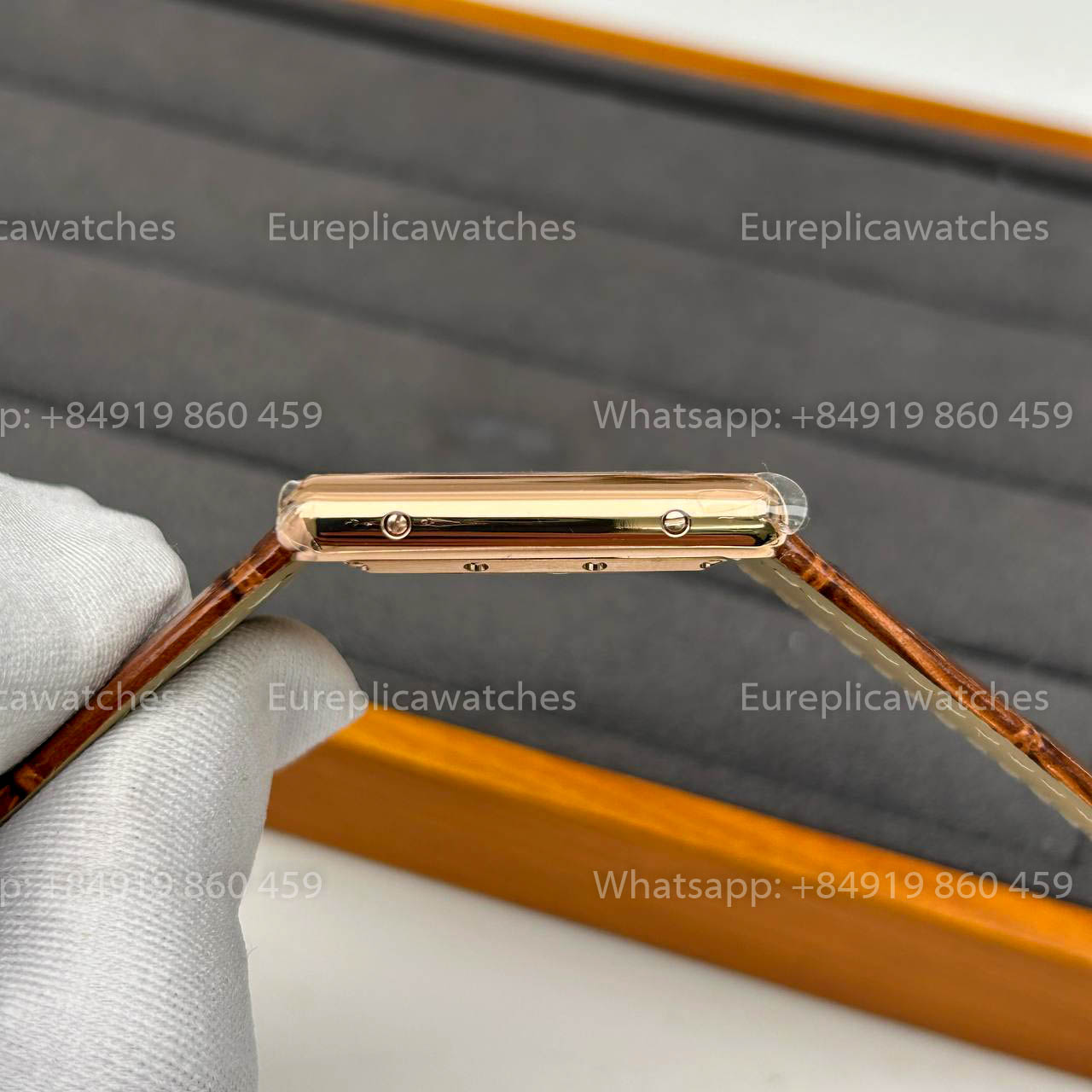 Cartier Tank TANK LOUIS CARTIER “Latest Hues” Edition 1:1 Best Version F1 Factory Brown Strap
