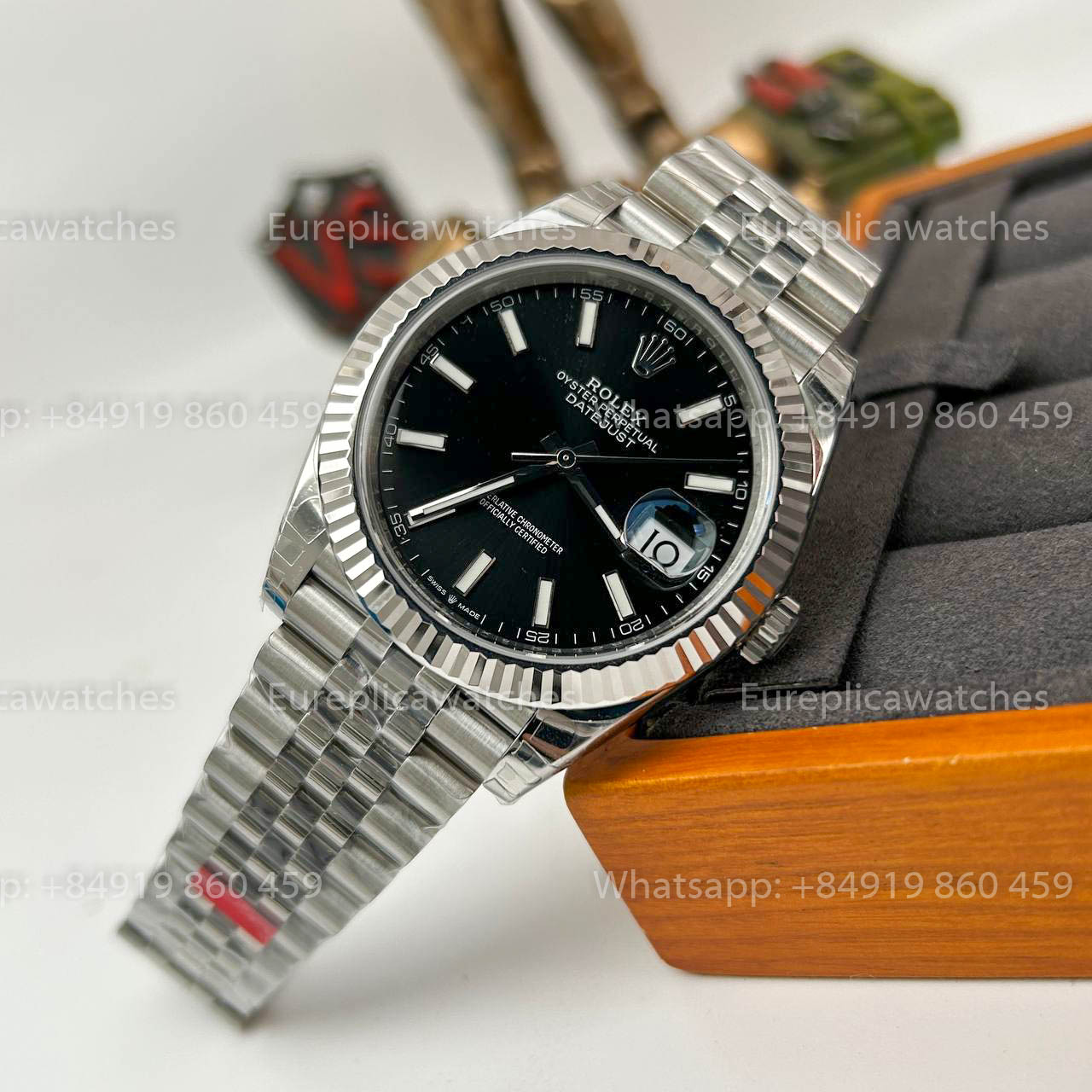 VSF Rolex Datejust 41 M126334 -126334 Cadran Noir 1:1 Meilleure Version VS Factory V2 3235
