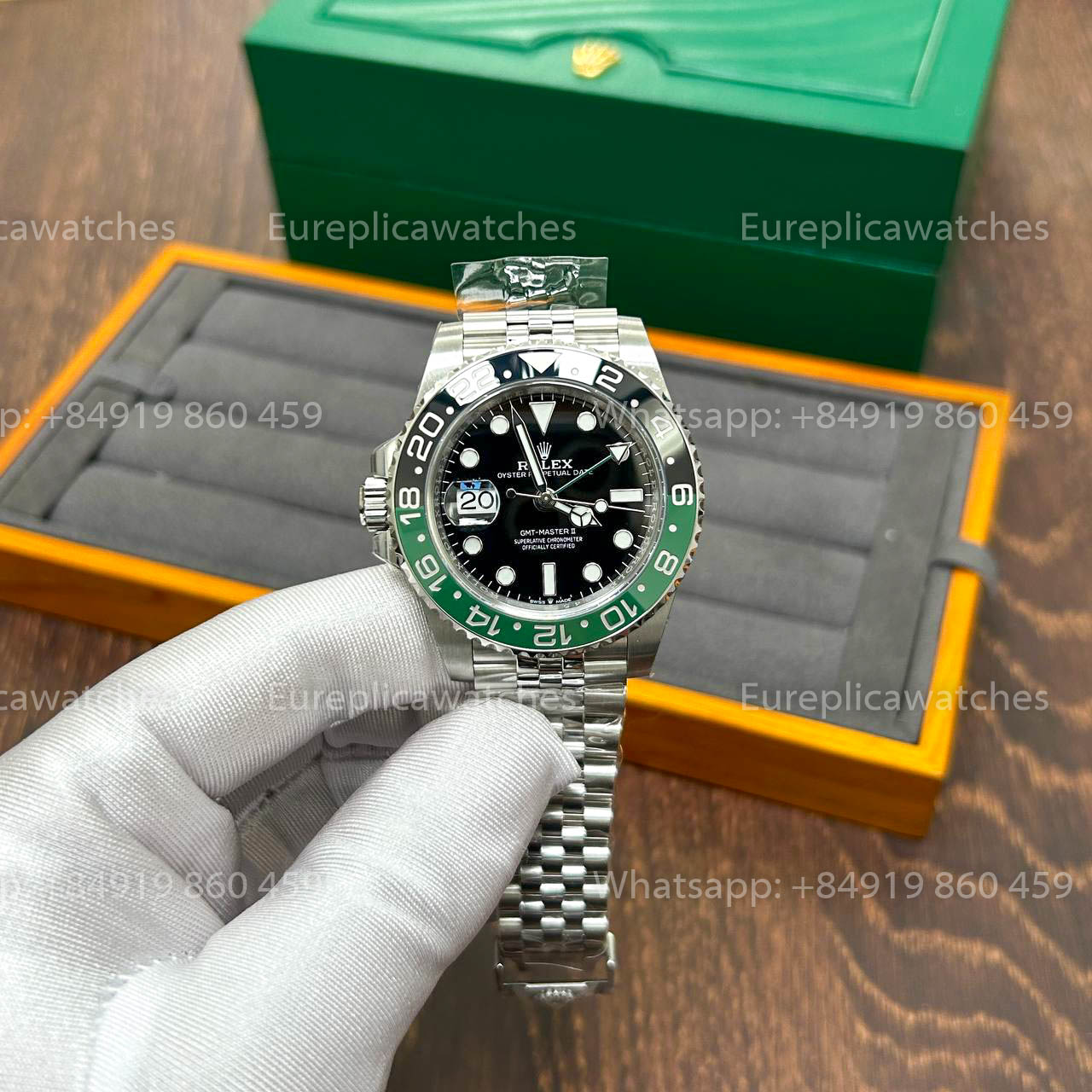 Rolex GMT Master II M126720vtnr-0002 « Sprite Bezel » Édition 1:1 Meilleure version VS usine