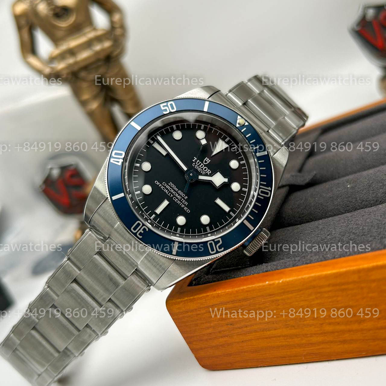 ZF Factory Tudor Heritage Black Bay M79230b-0002 1:1 Best Version Blue Bezel