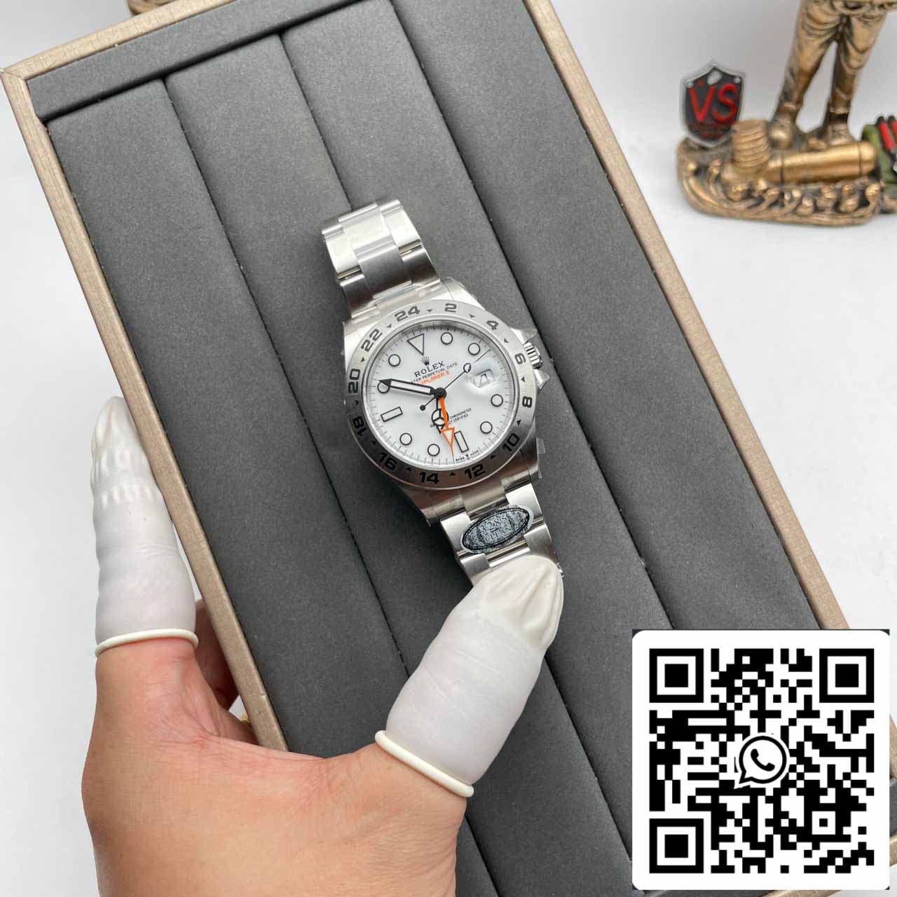 Rolex Explorer II M226570-0001 Herrenuhr 1:1 Clean Factory 3285 Uhrwerk weißes Zifferblatt