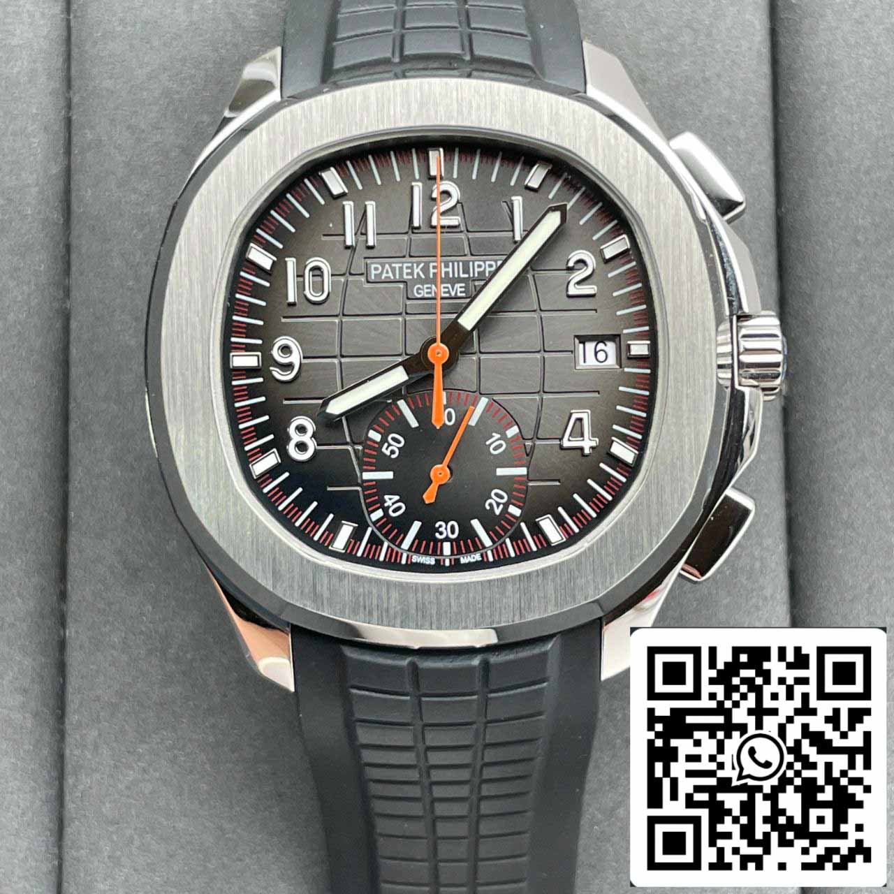 Patek Philippe Aquanaut 5968A-001 Schwarzes Kautschukarmband 1:1 Best Edition OM Factory