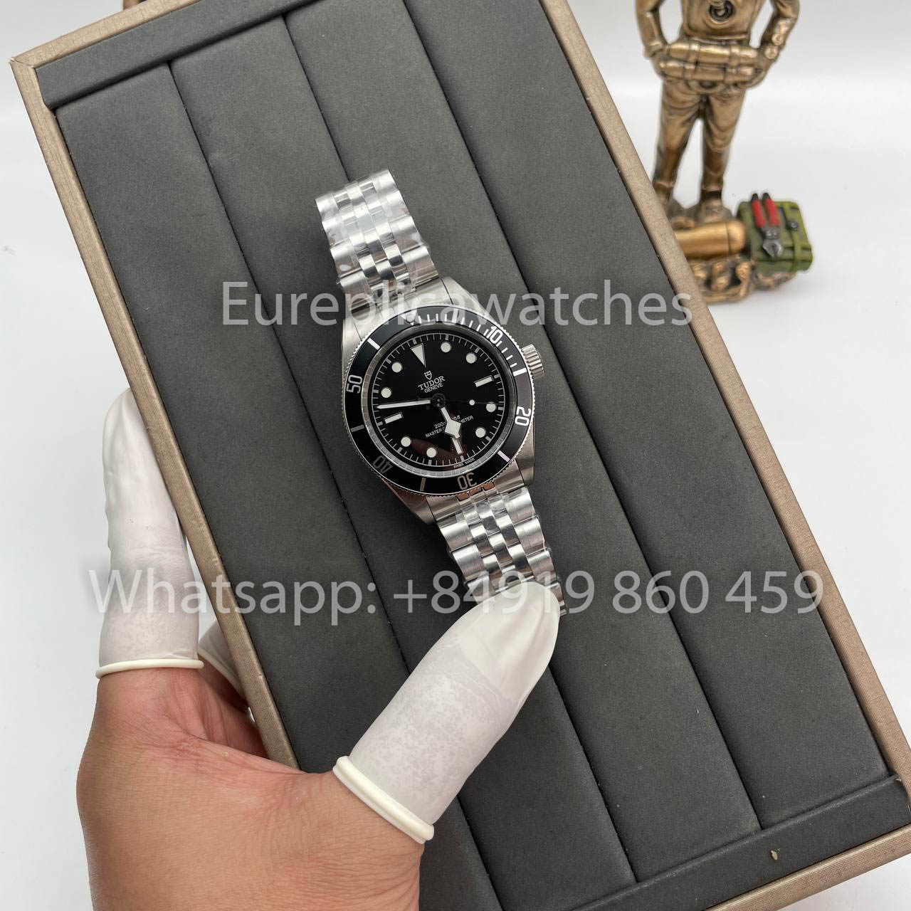 Tudor Monochrome Black Bay 1:1 Bester Klon GR Factory Schwarze Lünette