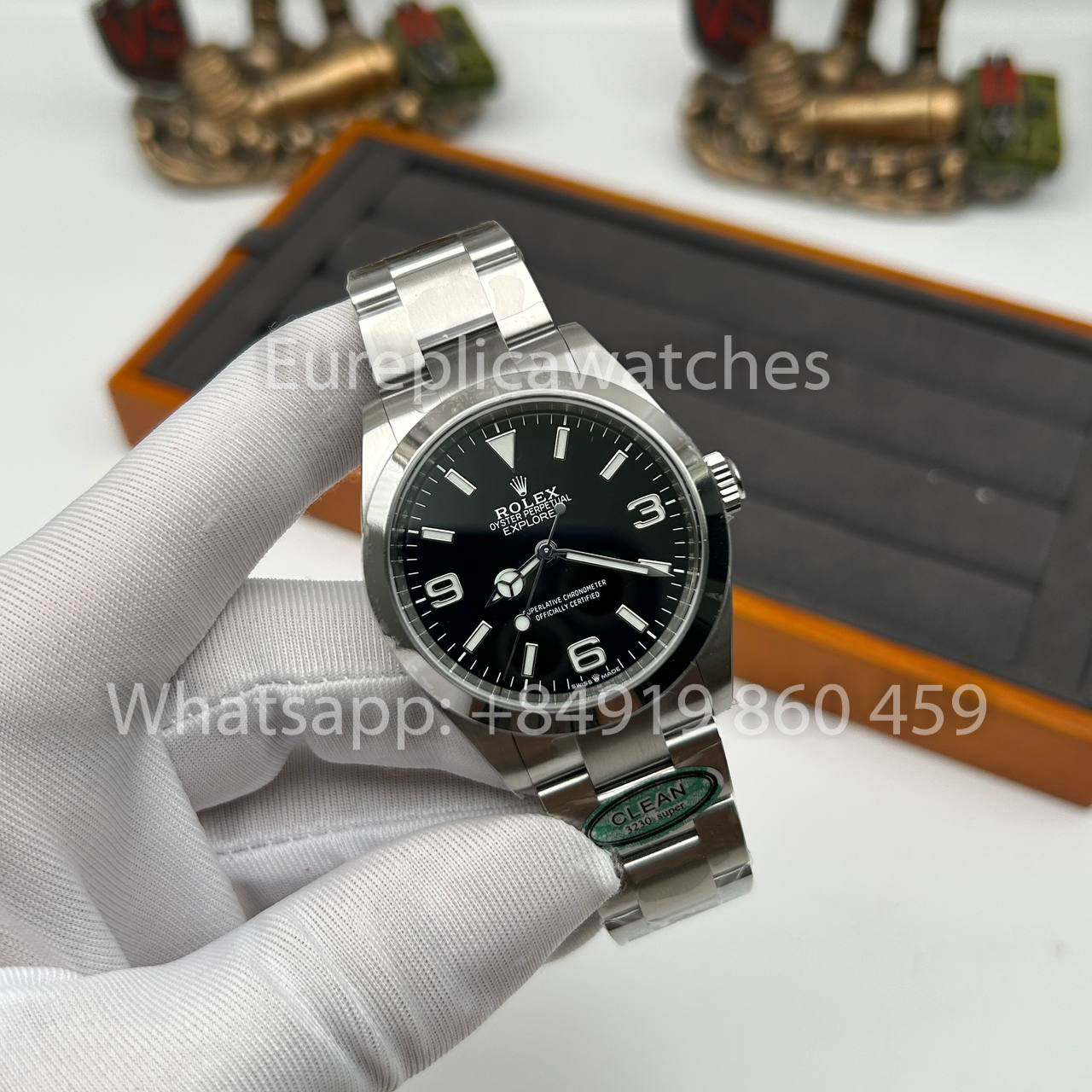Rolex Explorer M224270 -0001 Clean Factory 40 mm 1:1 Bester Klon mit schwarzem Zifferblatt
