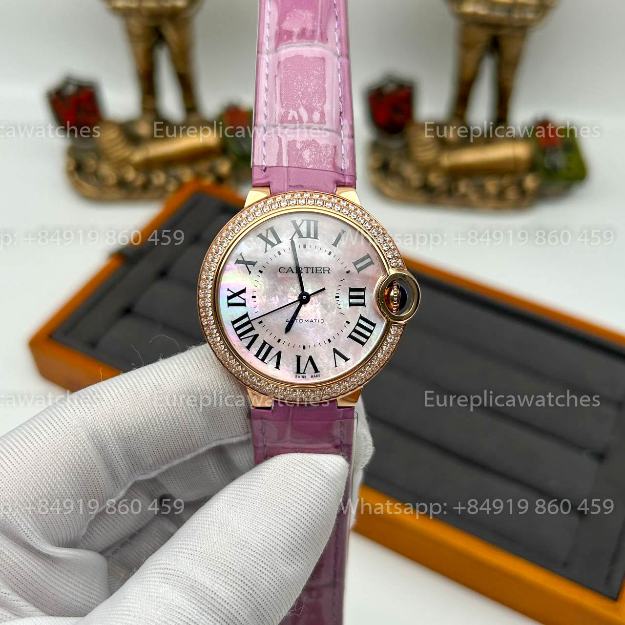 Ballon Bleu De Cartier WE902066 1:1 Best Edition V6 Factory V4 Rose Gold