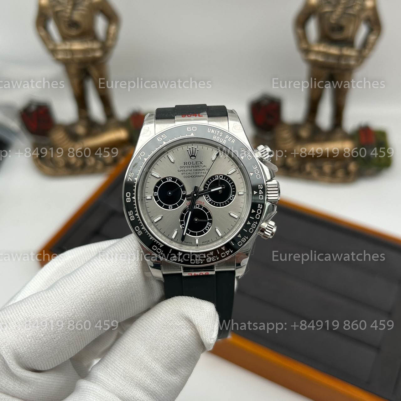 Rolex Cosmograph Daytona m126519 1:1 Meilleure édition QF Factory 4131 Mouvement Cadran Gris